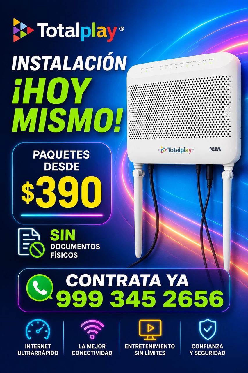 Contrata Ya - Internet Fibra Óptica — Unidad Morelos