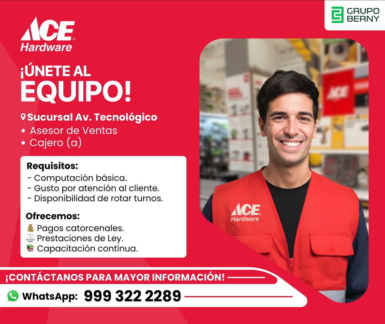 Empleo en Mérida — Bolsa de Trabajo Grupo Berny