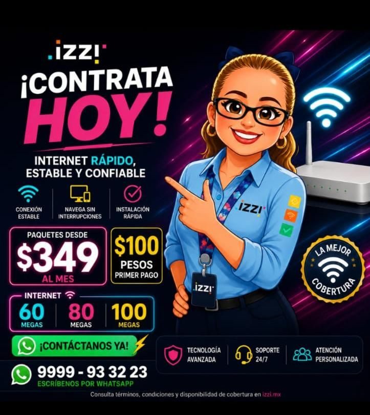Internet y canales Izzi — Unidad Morelos