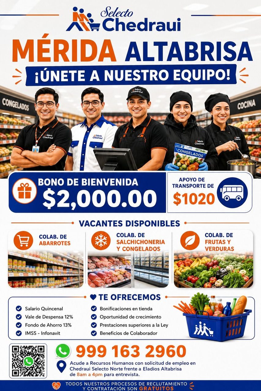Empleo en Mérida — Lic. Margarita Reyes