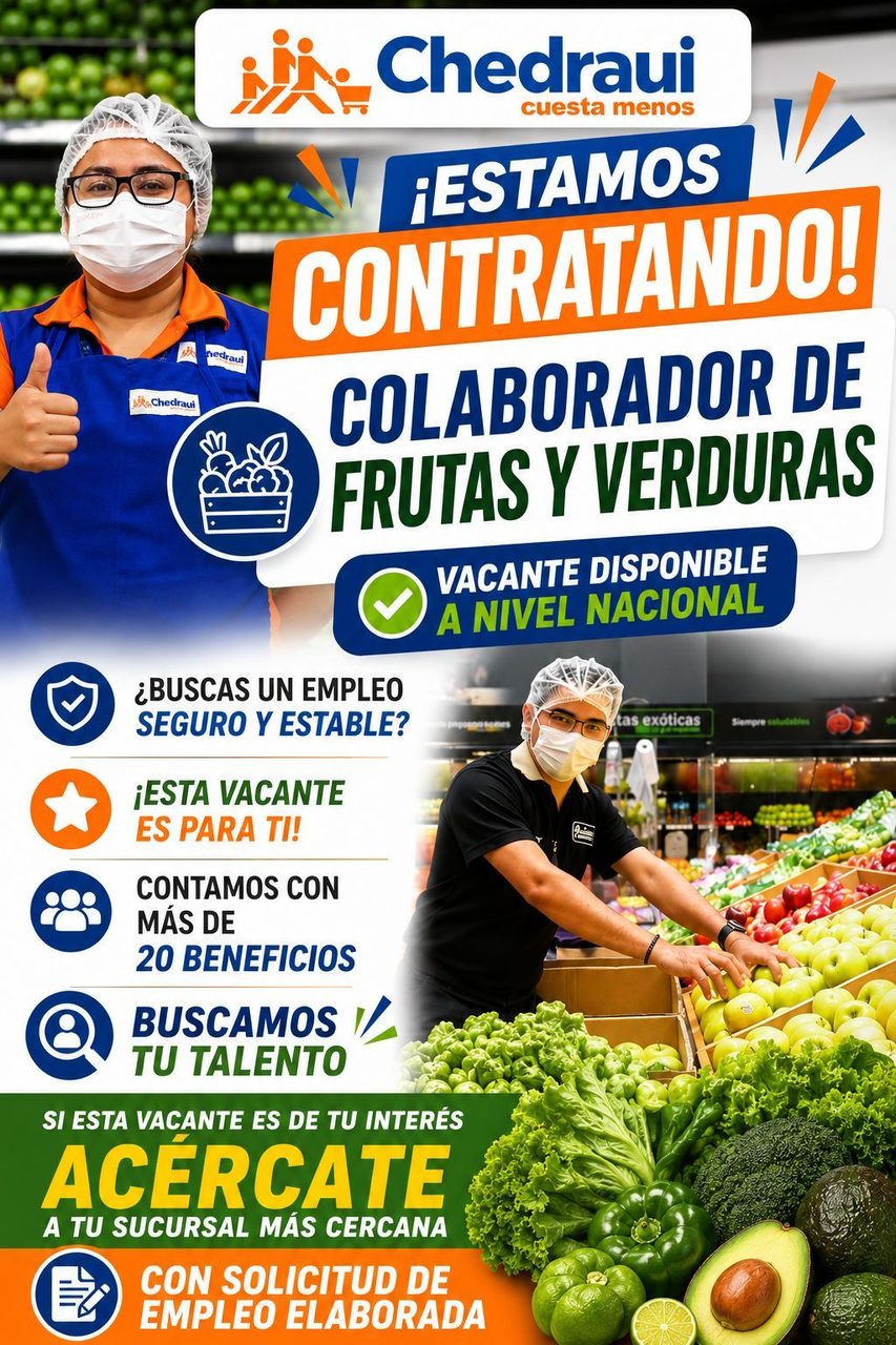 Empleo en Mérida — Recursos Humanos Chedraui