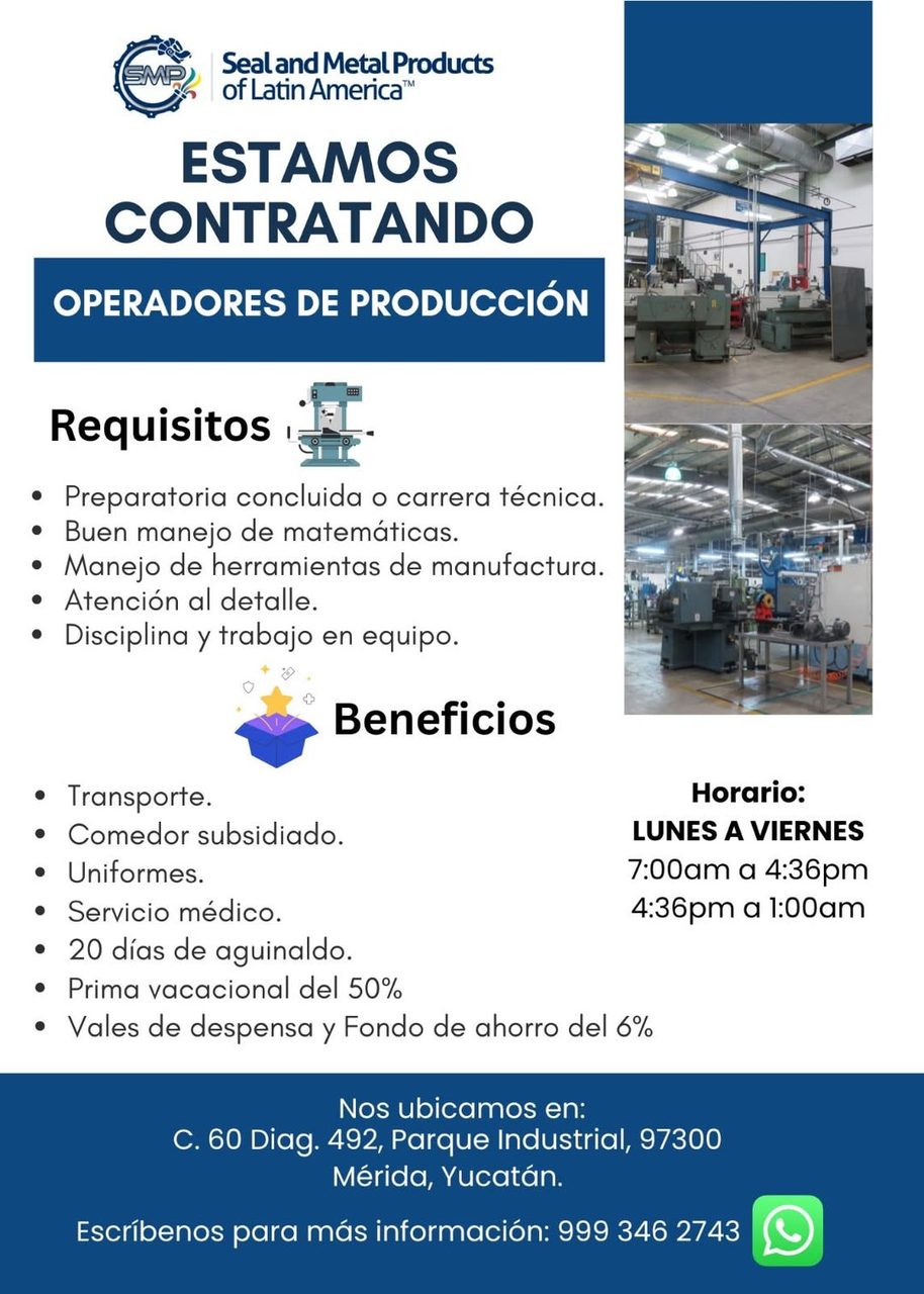 Empleo en Mérida — Seal and Metal Products of Latin America
