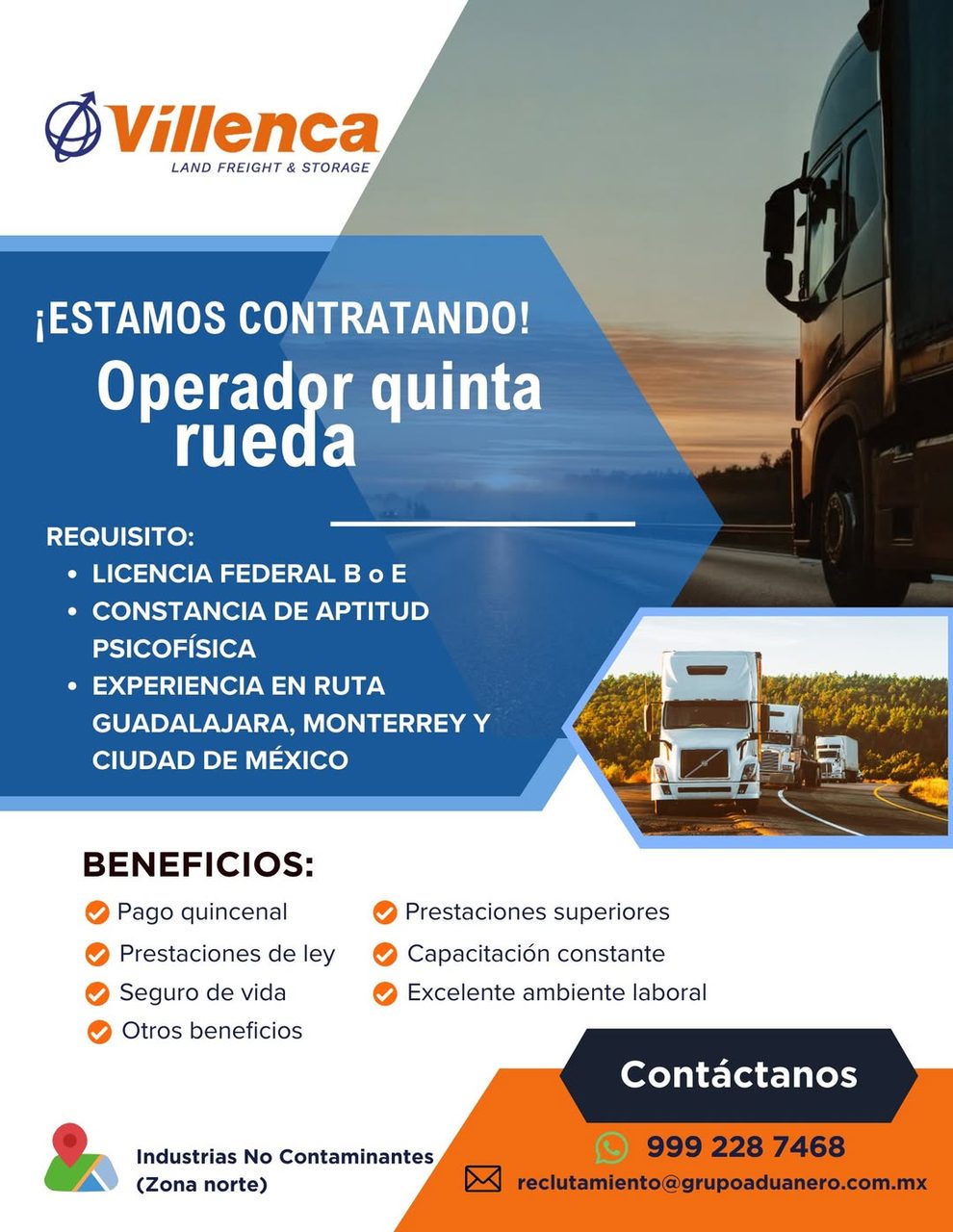 Empleo en Mérida — Reclutamiento Villenca