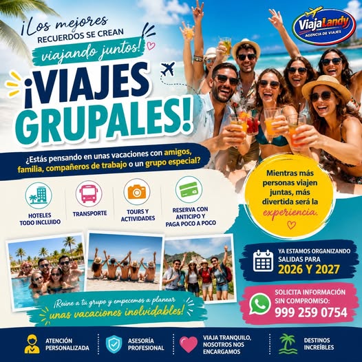 Viajalandy: Organización de viajes grupales