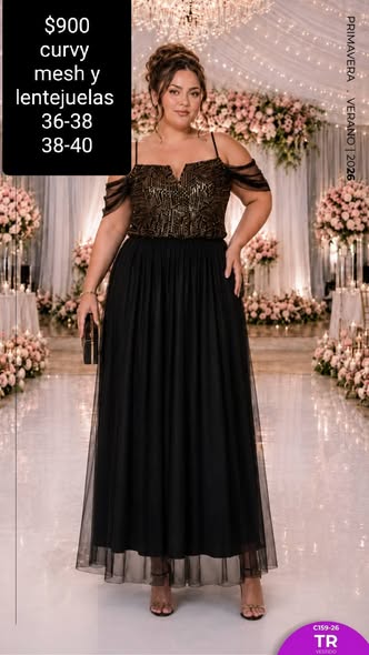 Ropa Curvy con Lentejuelas
