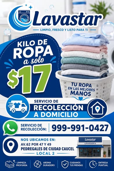 Lavastar Lavandería en Pedregales de Caucel