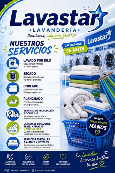 Lavastar Lavandería en Pedregales de Caucel