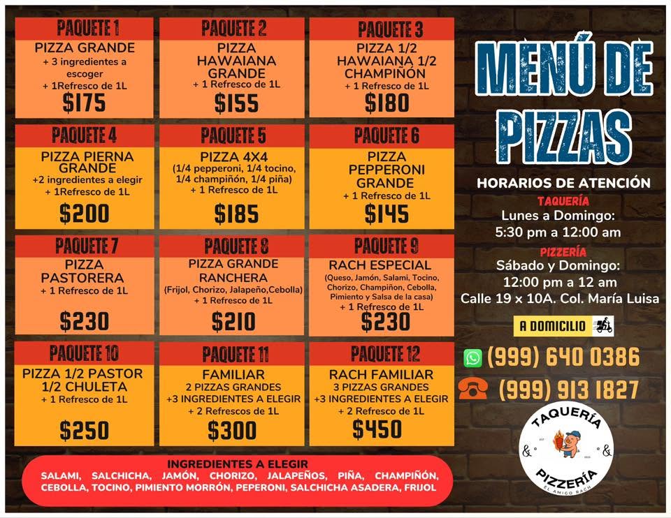 Taquería y Pizzería El Amigo Rach