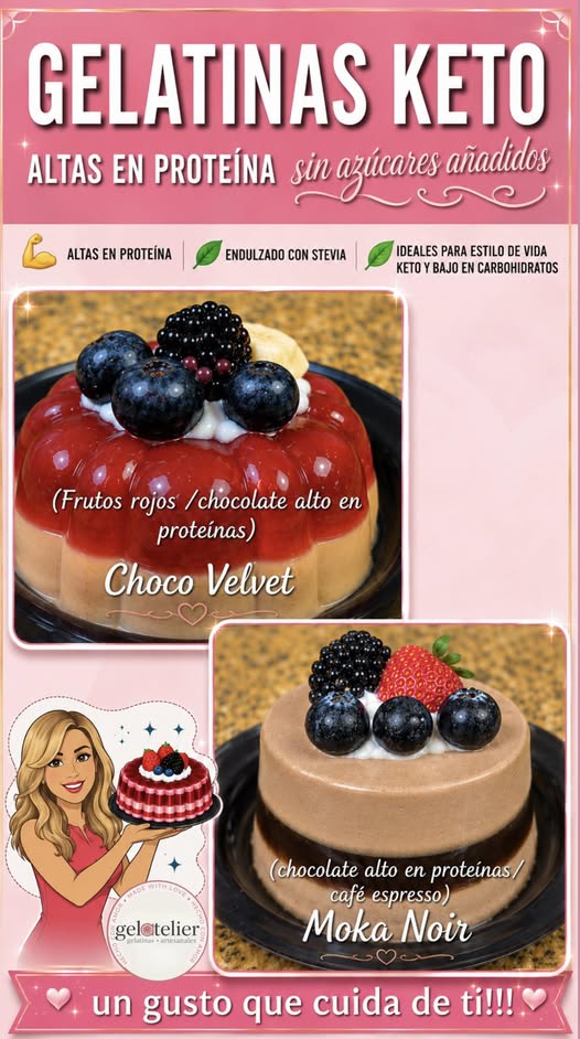 Gelatinas Keto - Geletelier