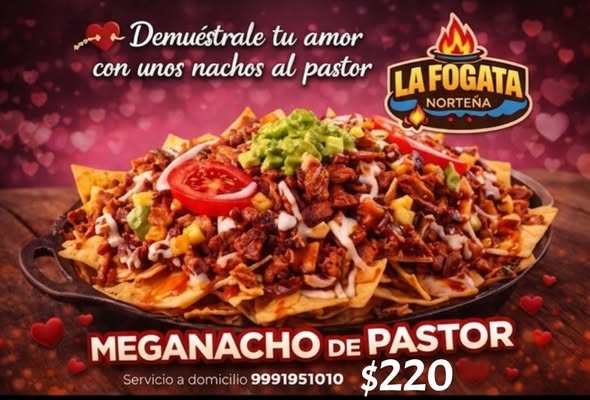 La Fogata Norteña - Nachos de Pastor y Poc Chuc