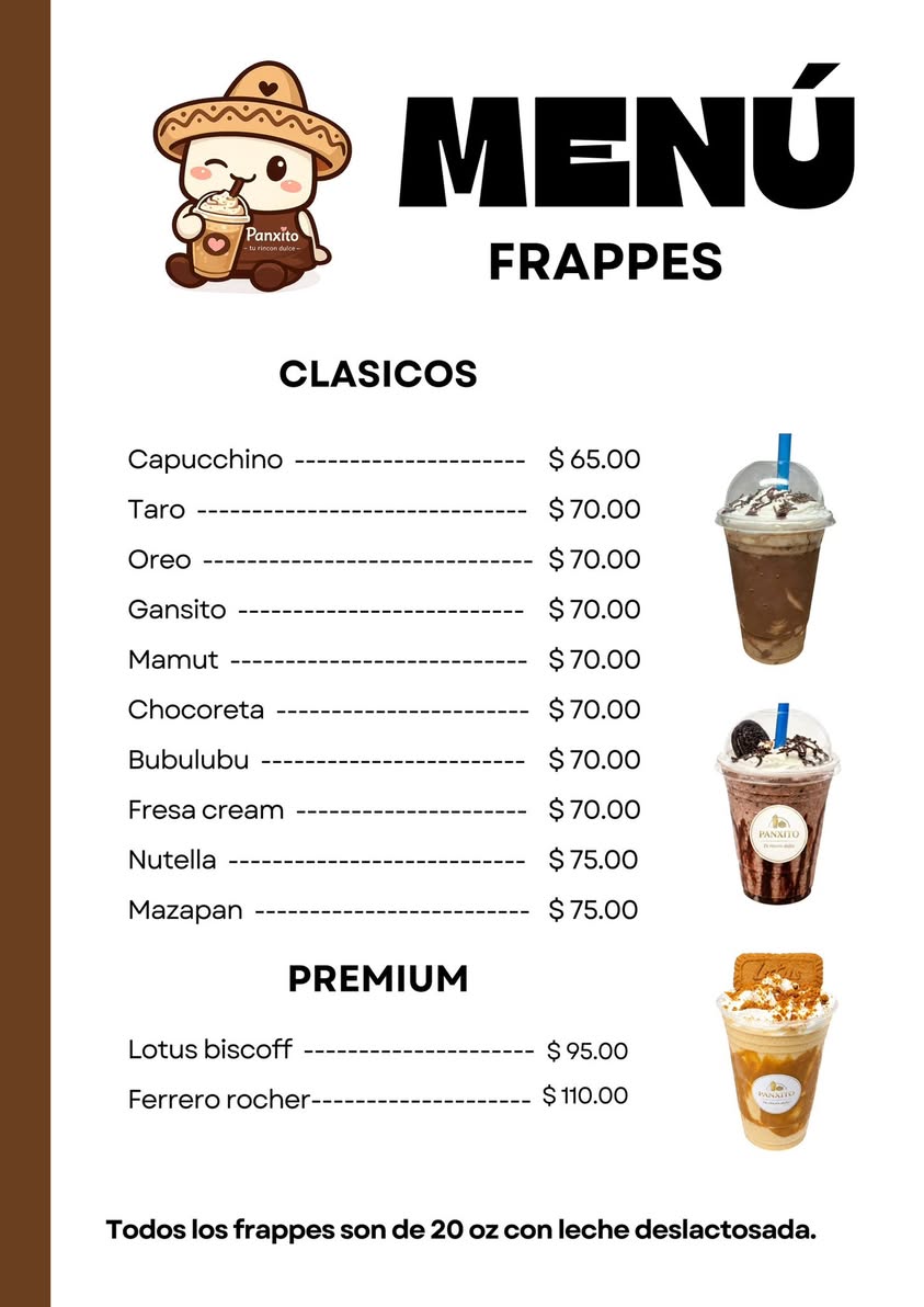 Frappes y Postres a Domicilio