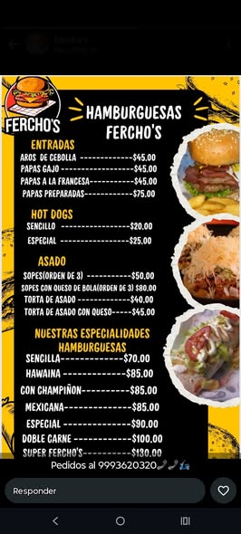 Fercho's Hamburguesas y Hotdogs