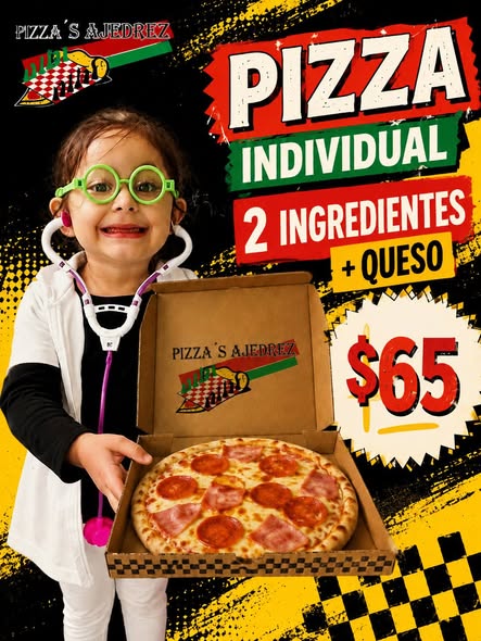 Pizzería con combos familiares y pizzas de ingredientes
