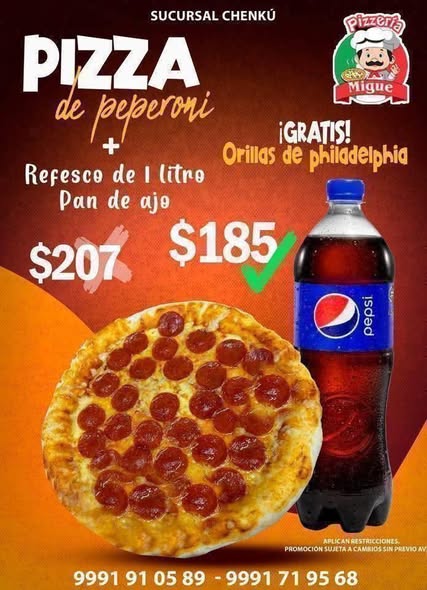 Pizzería Migue Sucursal Chenkú