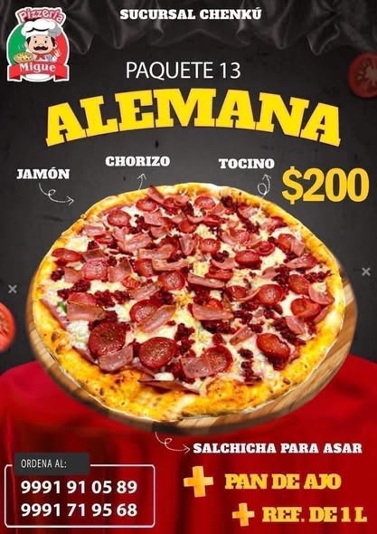 Pizzería Migue Sucursal Chenkú