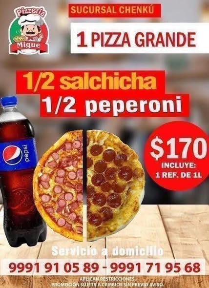 Pizzería Migue Sucursal Chenkú
