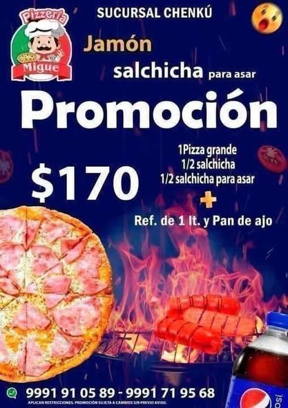 Pizzería Migue Sucursal Chenkú