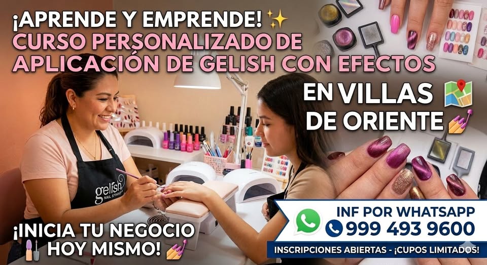 Curso de Aplicación de Gelish con Efectos