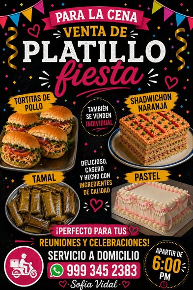 Venta de Ensalada Rusa y Platillos