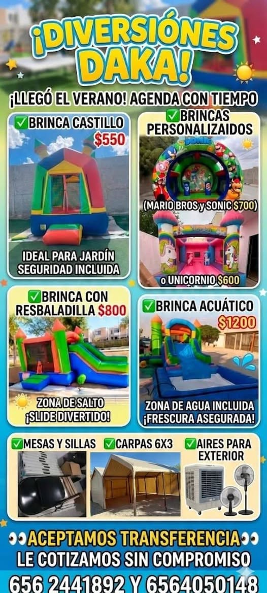 Daka! Diversiones - Renta de Brincolines