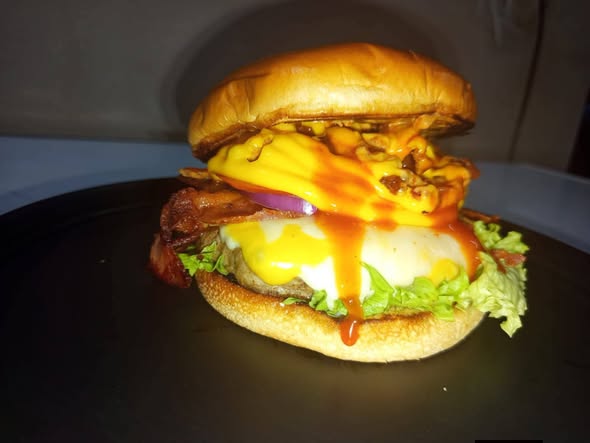 Venta de hamburguesas en Mérida