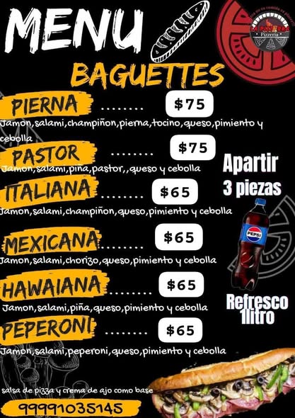 Promoción de Pizza con 3 Ingredientes