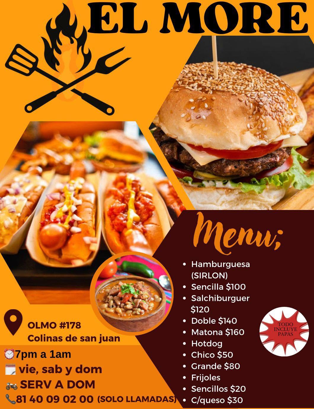 Hamburguesas y Hot Dog El More