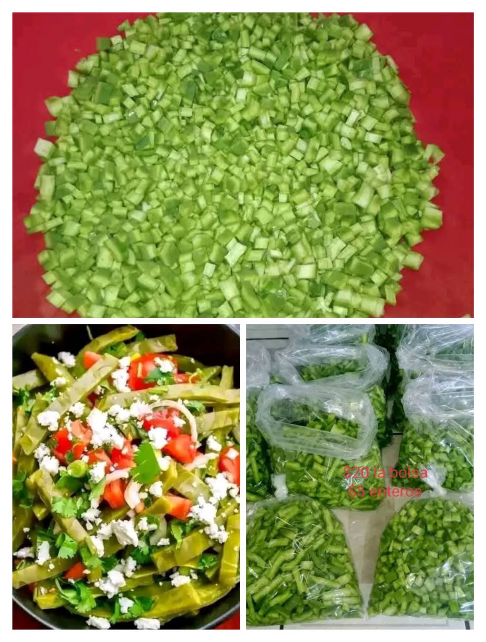 Venta de Nopales a Domicilio