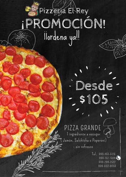 Pizzería El Rey de las Pizzas