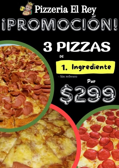 Pizzería El Rey de las Pizzas