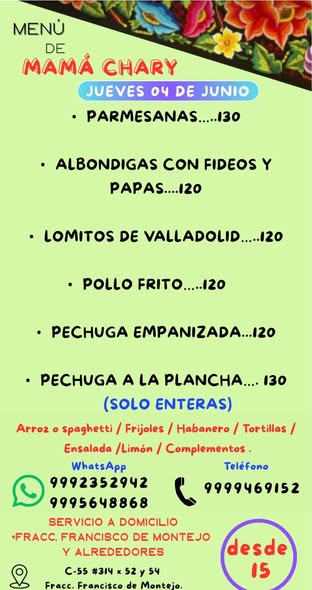 Cocina Mamá Chary