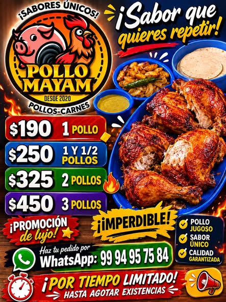 Mayam Pollos y Carnes