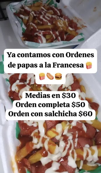 Cena de Hot Dogs, Hamburguesas y Tacos