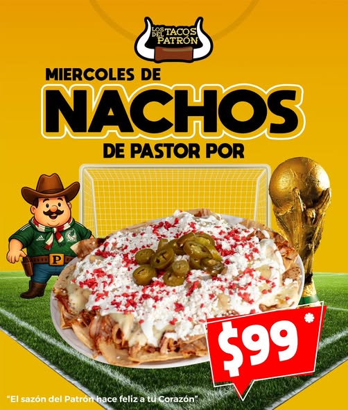 Miércoles de Nachos de Pastor