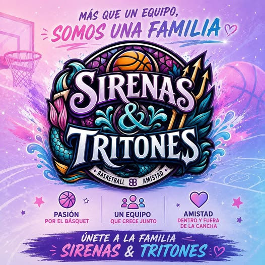 Club Sirenas & Tritones: Básquetbol para niños