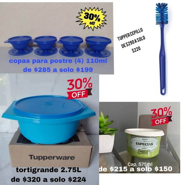 Tupperware con descuentos y entrega inmediata