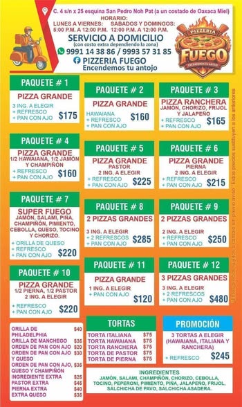 Pizzería Fuego