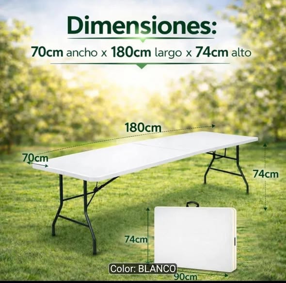 Mesa blanca para entrega inmediata en San Camilo
