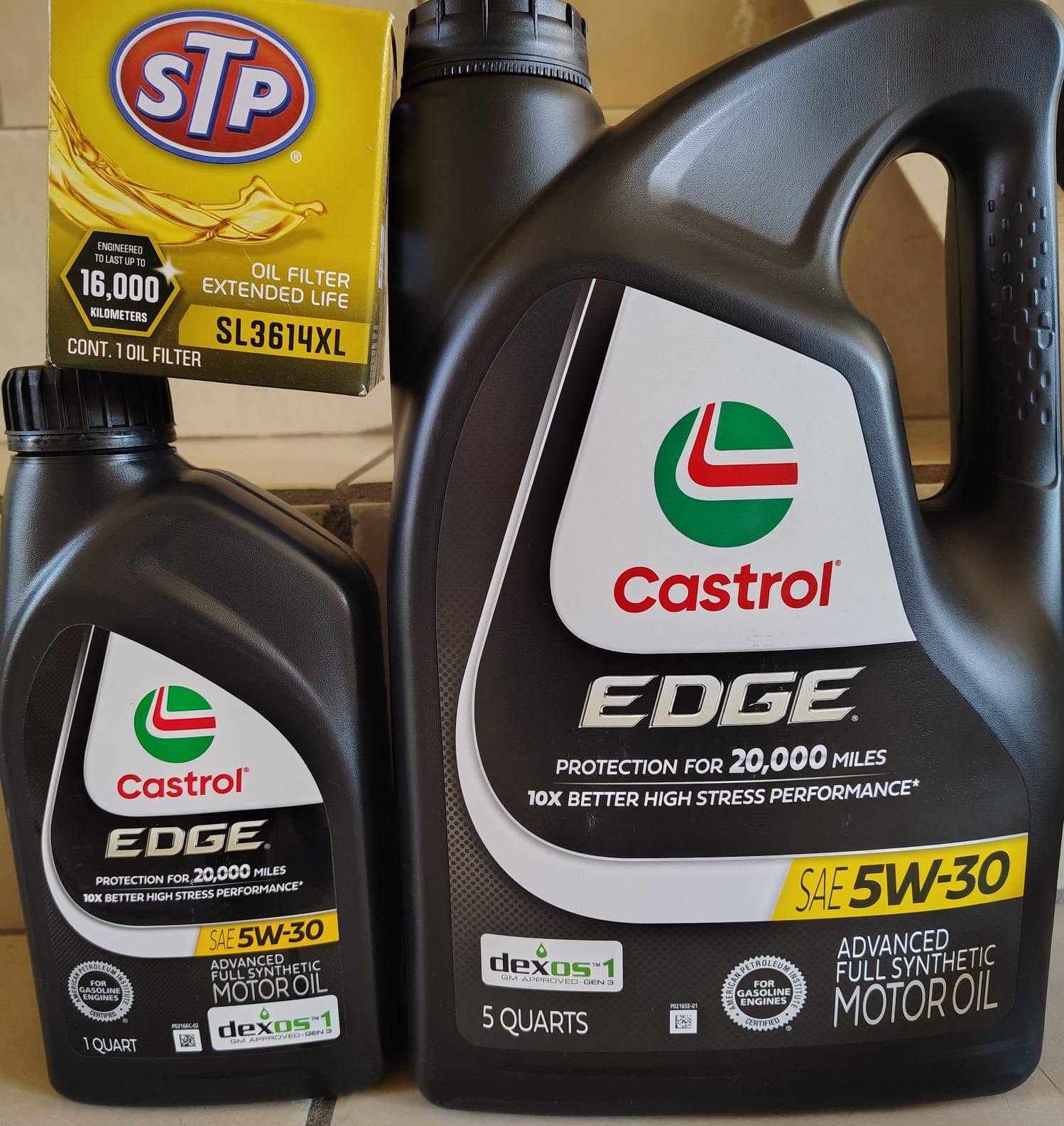 Kit de afinación Castrol y Mobil 5W30