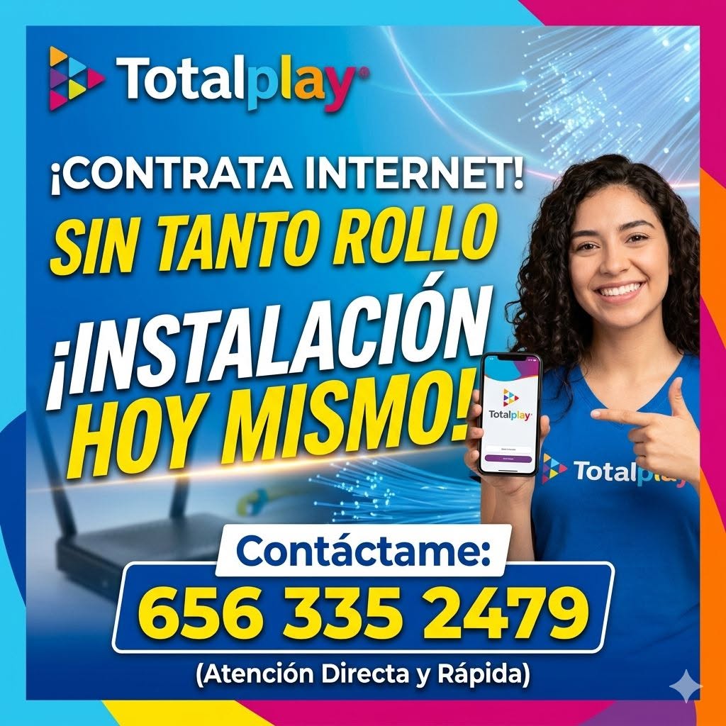Instalación de Internet Totalplay en Mérida