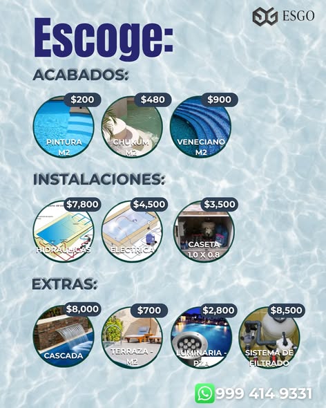 Construcción de Piscinas y Mantenimiento en Mérida