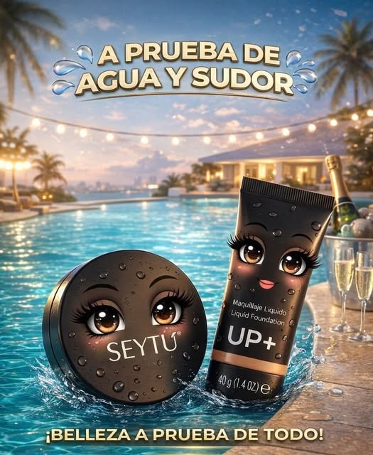 SEYTÚ Maquillaje a Prueba de Agua y Sudor