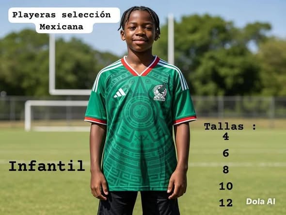 Venta de playeras de la selección mexicana