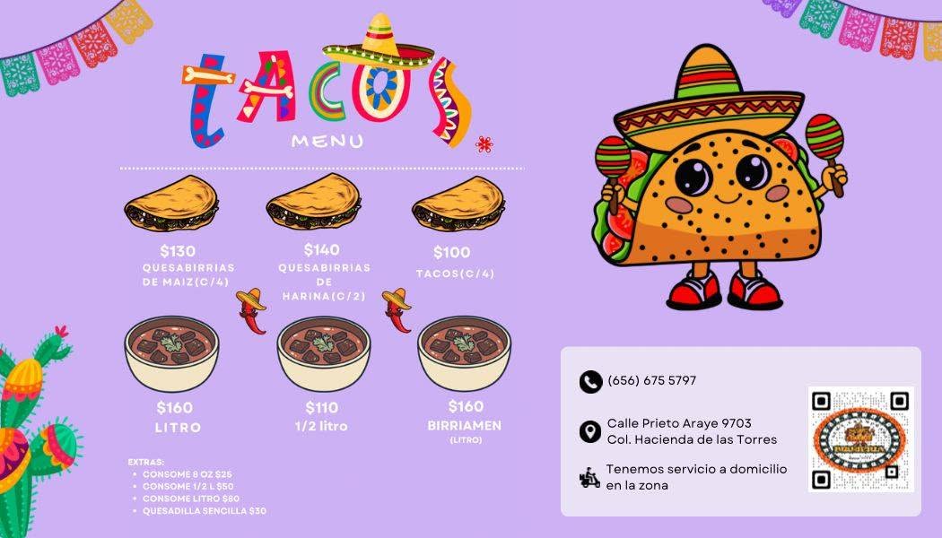 Birría y Tacos Calientes en Mérida
