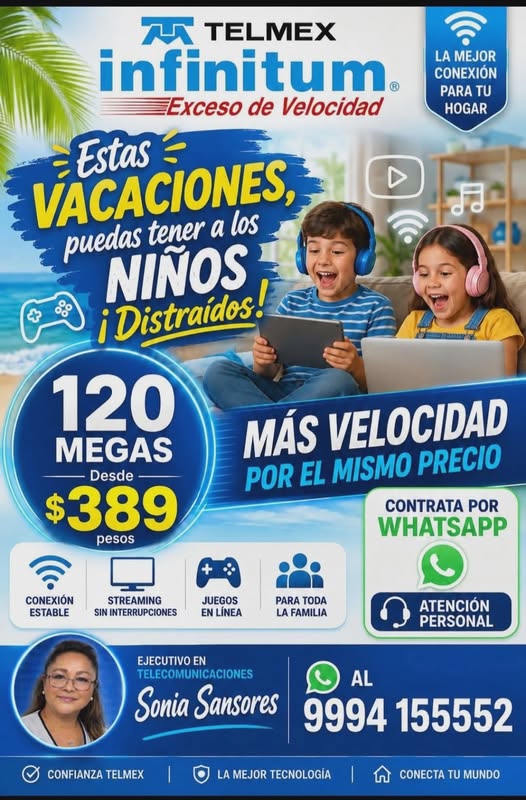 Infinitum Telméx - Internet de Alta Velocidad