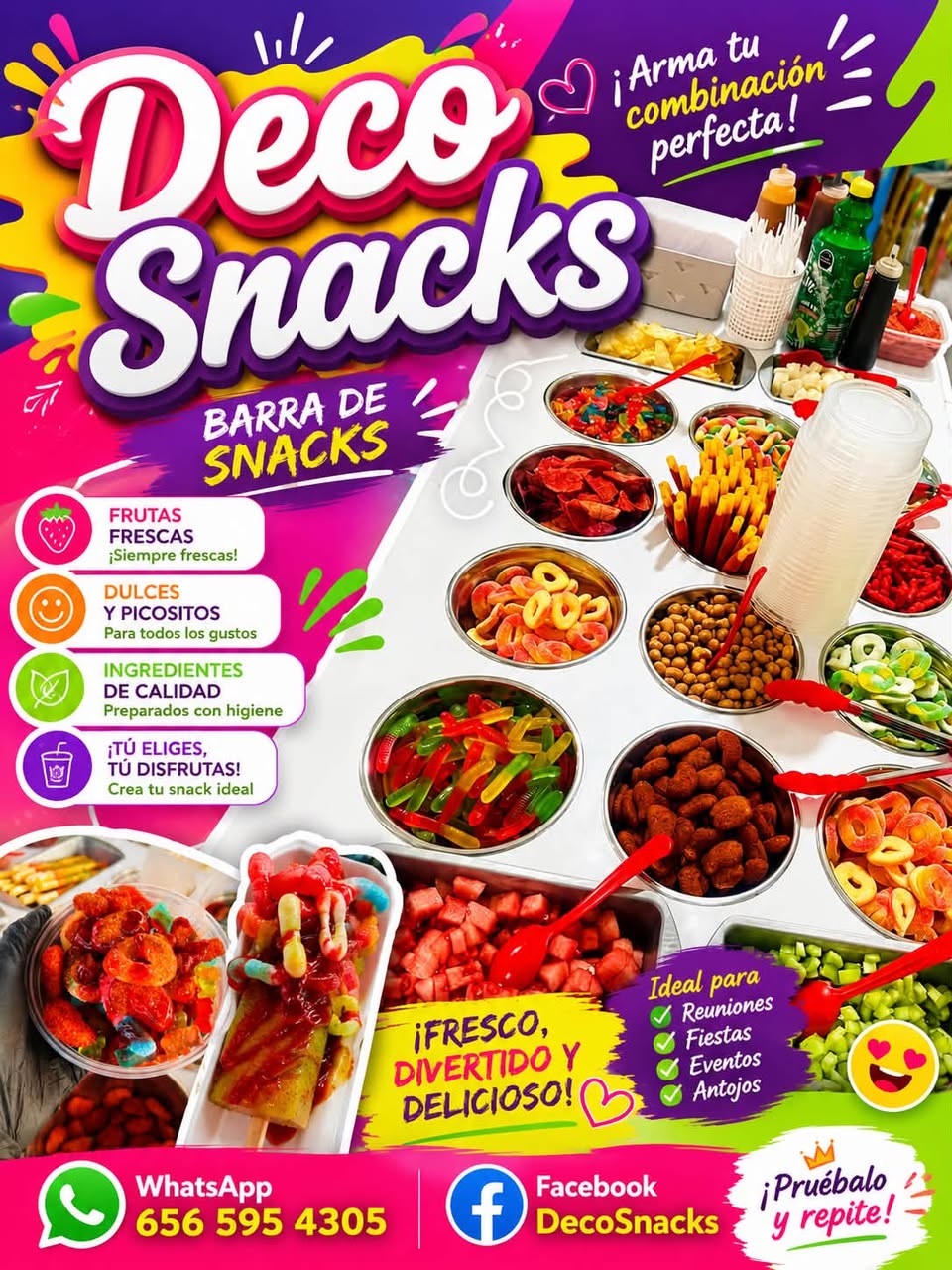 DecoSnacks - Barra de Snacks para Eventos
