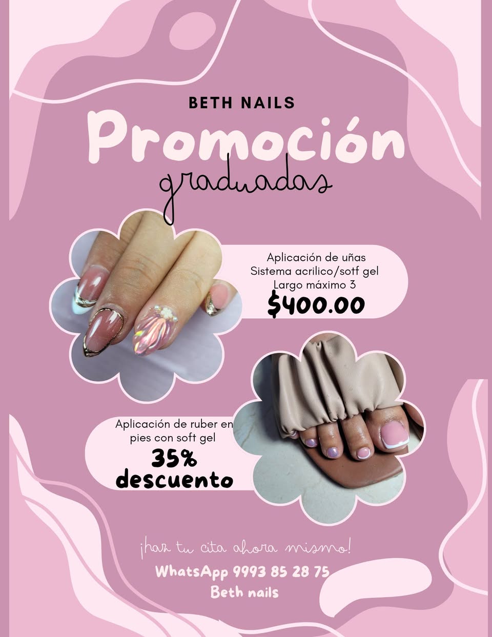 Promoción de Graduación en Beth Nails