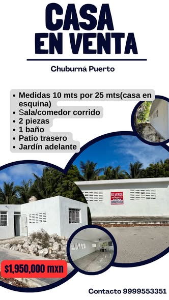 Propiedad en Esquina Chuburná Puerto en Venta