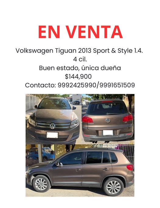 Venta de Volkswagen Tiguan 2013