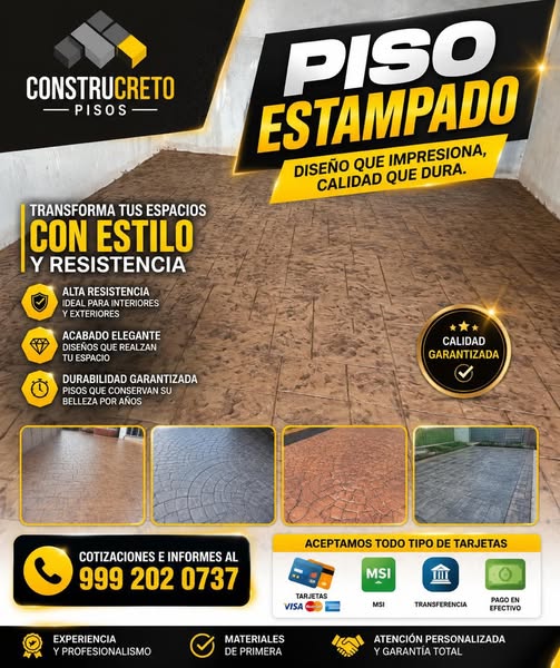 Construcreto Pisos Estampados